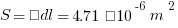 S=πdl=4.71×10^-6 m^2